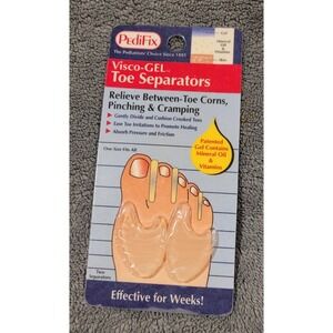 PediFix Visco-GEL Toe Separators - One Size Fits All (2 Pack) Corn Relief